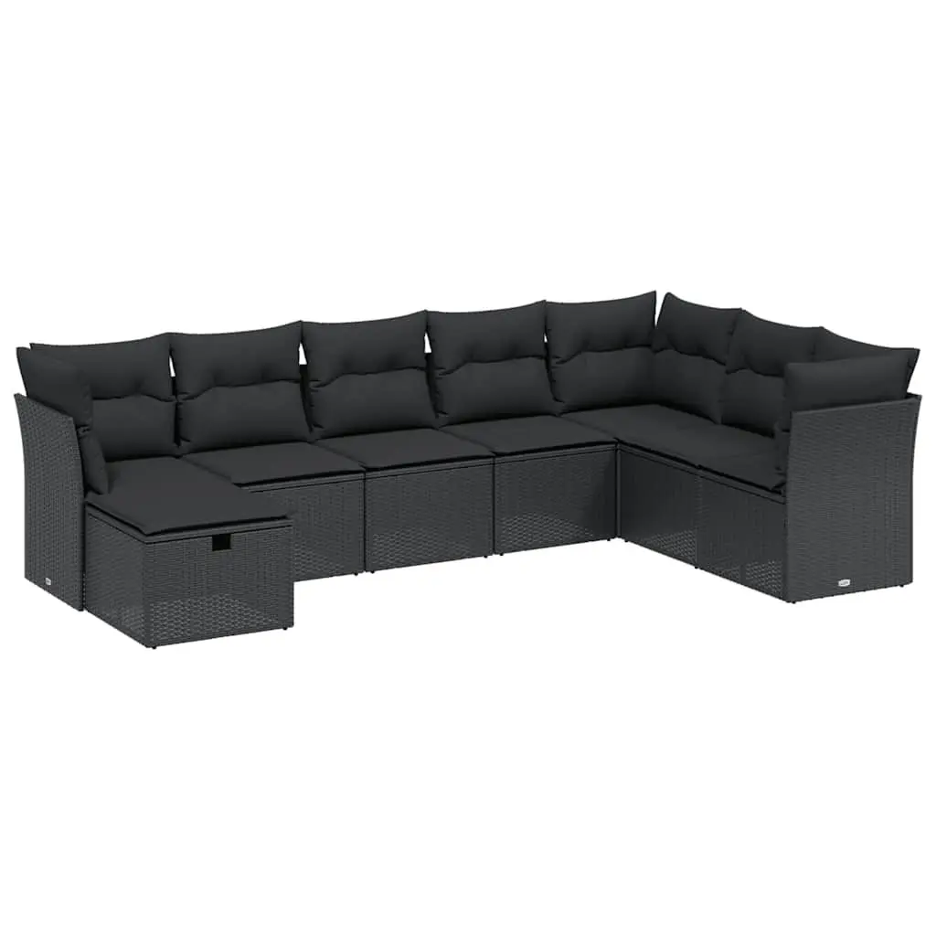 8 Piece Garden Sofa Set for Outdoor Use