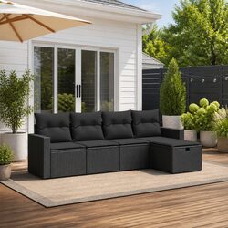 5 Piece Garden Sofa Set for Your Outdoor Enjoyment
