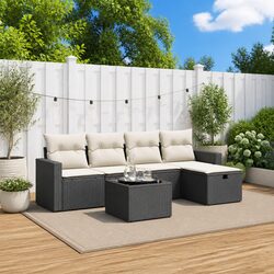 Perfect for Any Outdoor Area: 6-Piece Garden Sofa Set
