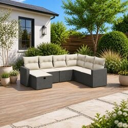 Comfortable 7-Piece Outdoor Sofa Set - Perfect for Gatherings
