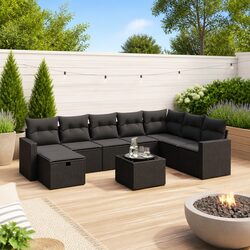 Practical 9 Piece Outdoor Sofa Set for Any Setting