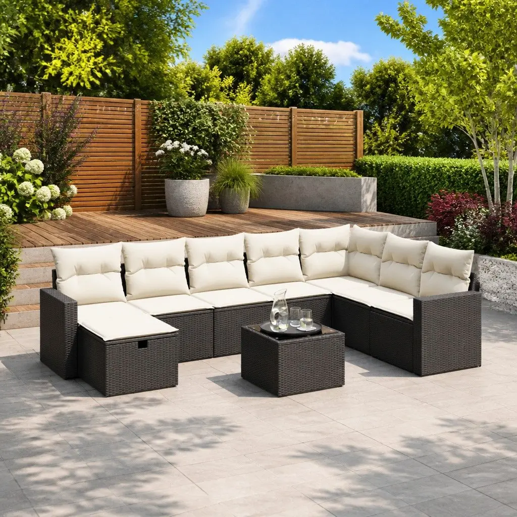 9 Piece Outdoor Sofa Set for Relaxing Spaces