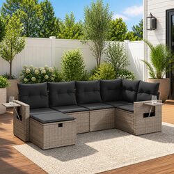 Versatile 6 Piece Outdoor Sofa Set for Every Patio