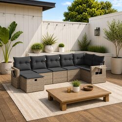 Practical 7 Piece Garden Sofa Set for Your Outdoor Needs
