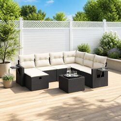 8-Piece Outdoor Patio Sofa Set with Cushions