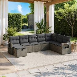 Perfect for Your Patio: 8 Piece Garden Sofa Set