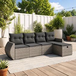 Practical 5 Piece Outdoor Sofa Set for Any Setting