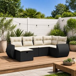 6 Piece Garden Sofa Set for Relaxation and Entertainment