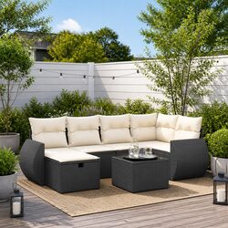 Practical 7 Piece Sofa Set for Your Outdoor Living Area