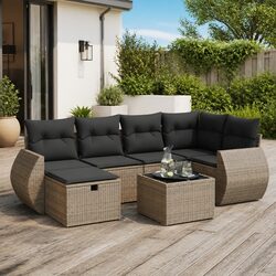 Versatile 7-Piece Garden Sofa Set for Your Patio