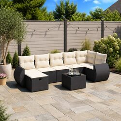 Perfect for Outdoor Gatherings: 8 Piece Sofa Set