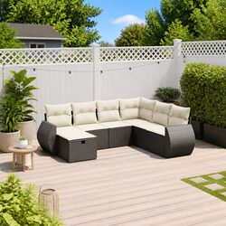 Practical 7 Piece Garden Sofa Set for Any Patio