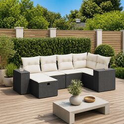 Versatile 6 Piece Sofa Set for Outdoor Living Areas