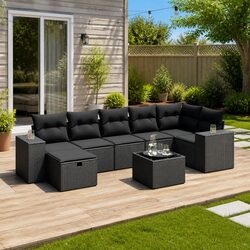 Versatile 8 Piece Garden Sofa Set for Any Outdoor Space