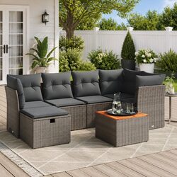 Ideal 7-Piece Sofa Set for Any Outdoor Gathering