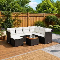 8-Piece Modular Outdoor Sofa Set for Comfort and Style