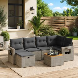 Perfect Seating for Your Patio: 7 Piece Garden Sofa Set
