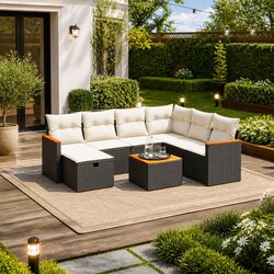 Versatile 8 Piece Garden Sofa Set for Outdoor Use