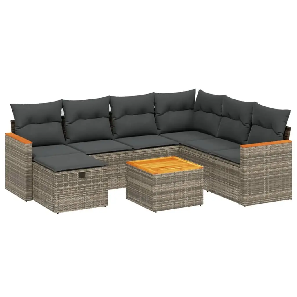 8-Piece Garden Sofa Set for Outdoor Enjoyment