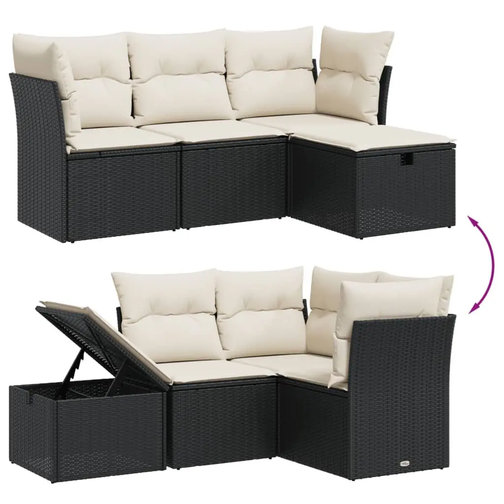 4 Piece Outdoor Sofa Set for Patio Relaxation