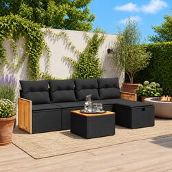 Practical 6 Piece Garden Sofa Set for Every Outdoor Space