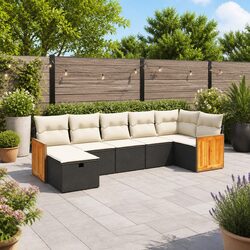 Versatile 7 Piece Garden Sofa Set for Your Patio