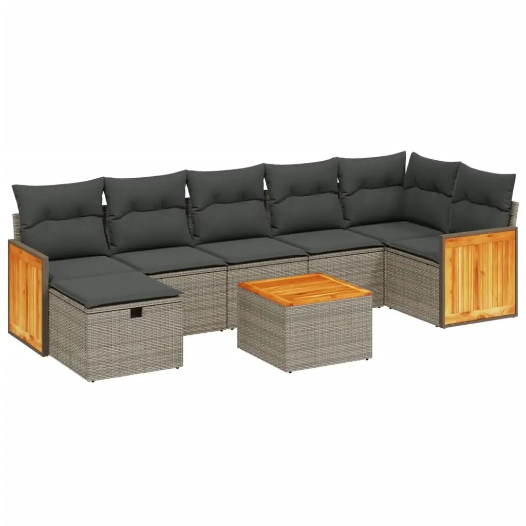 8 Piece Garden Sofa Set for Outdoor Use