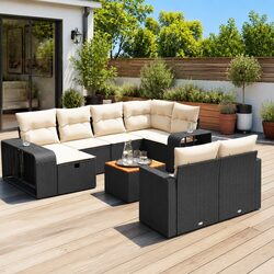 Ideal for Outdoor Gatherings: 11-Piece Sofa Set