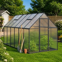 Practical Walk-In Greenhouse for Your Backyard 334x169x195cm