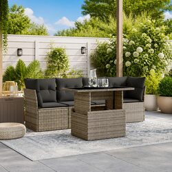 Practical 5 Piece Garden Sofa Set for Your Outdoor Needs