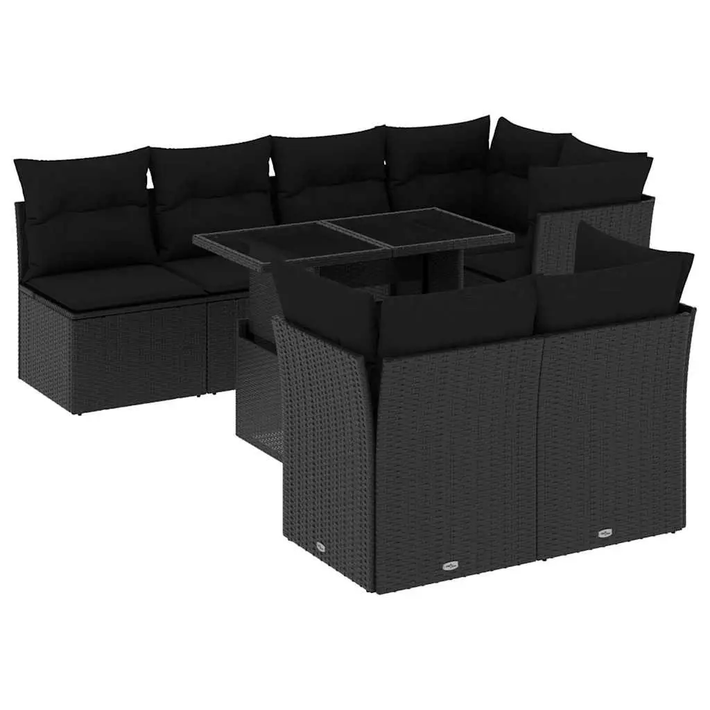 8 Piece Garden Sofa Set for Outdoor Use
