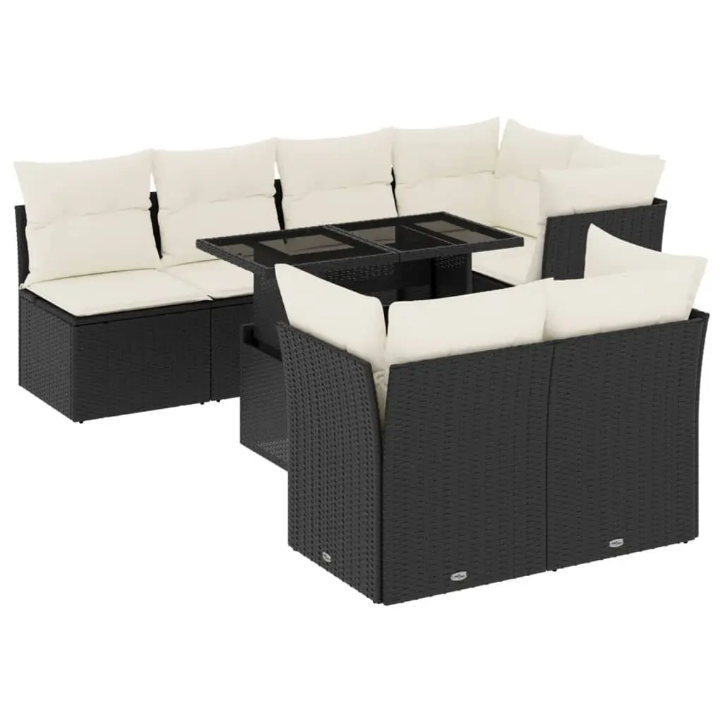 8 Piece Garden Sofa Set for Outdoor Use