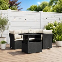 Practical 5-Piece Garden Sofa Set for Outdoor Living