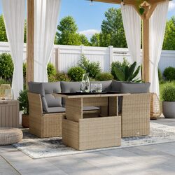 Practical 5-Piece Sofa Set for Outdoor Use