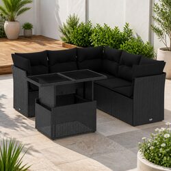 Practical 6 Piece Garden Sofa Set for Your Patio