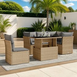Ideal 6 Piece Sofa Set for Your Outdoor Gatherings