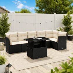 Practical 7 Piece Garden Sofa Set for Your Outdoor Needs
