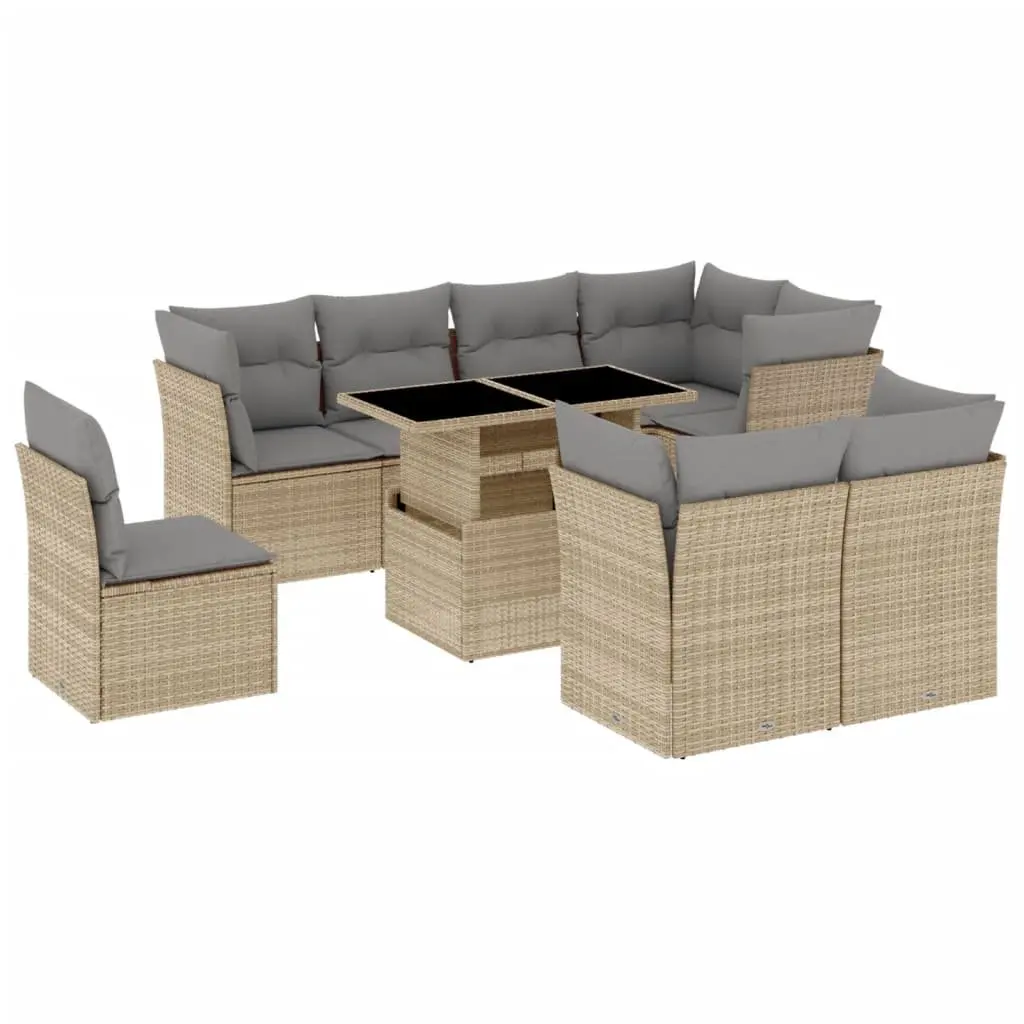 9-Piece Outdoor Sofa Set for Home Gatherings