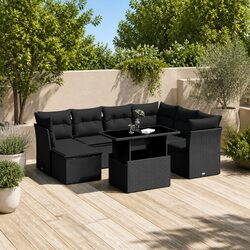 Practical 8-Piece Outdoor Sofa Set for Entertaining