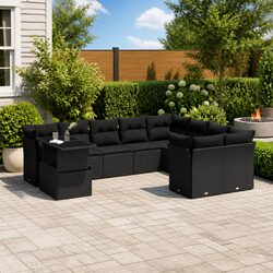 Versatile 10 Piece Garden Sofa Set for Any Outdoor Setting