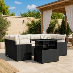 Versatile 7 Piece Garden Sofa Set for Outdoor Use