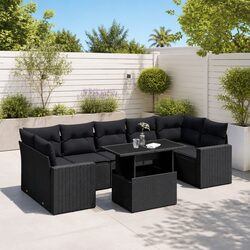 Versatile 8-Piece Modular Sofa Set for Your Patio