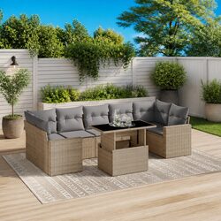 Perfect 8-Piece Sofa Set for Your Outdoor Gatherings