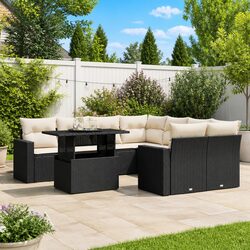 Versatile 9 Piece Garden Sofa Set for Any Outdoor Use