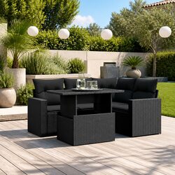 Versatile 5 Piece Garden Sofa Set for Home Use