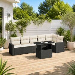 Practical 7-Piece Outdoor Sofa Set for Your Space