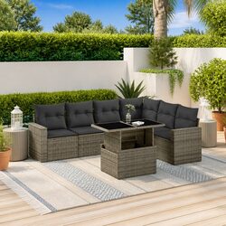 Practical 7 Piece Garden Sofa Set for Your Outdoor Living