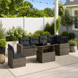 Ideal 7-Piece Outdoor Sofa Set for Relaxing and Entertaining