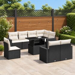 9 Piece Garden Sofa Set for Relaxing Evenings