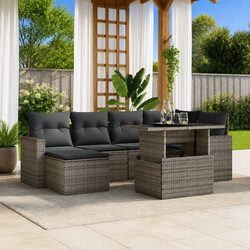 Practical 7 Piece Garden Sofa for Every Outdoor Space